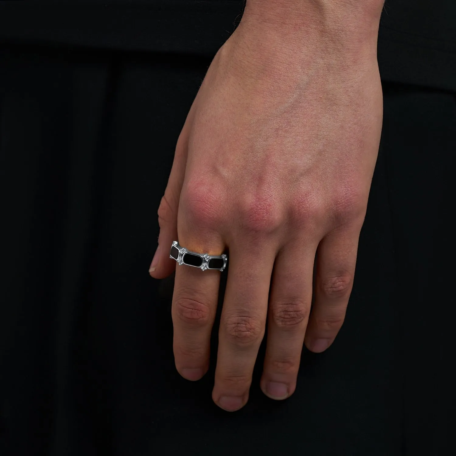 Monarch Band Ring (Silver) sold by Craftd London product image thumbnail 2