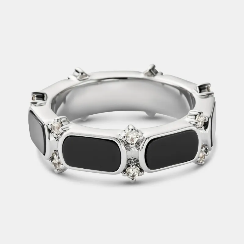 Monarch Band Ring (Silver) made by Craftd London