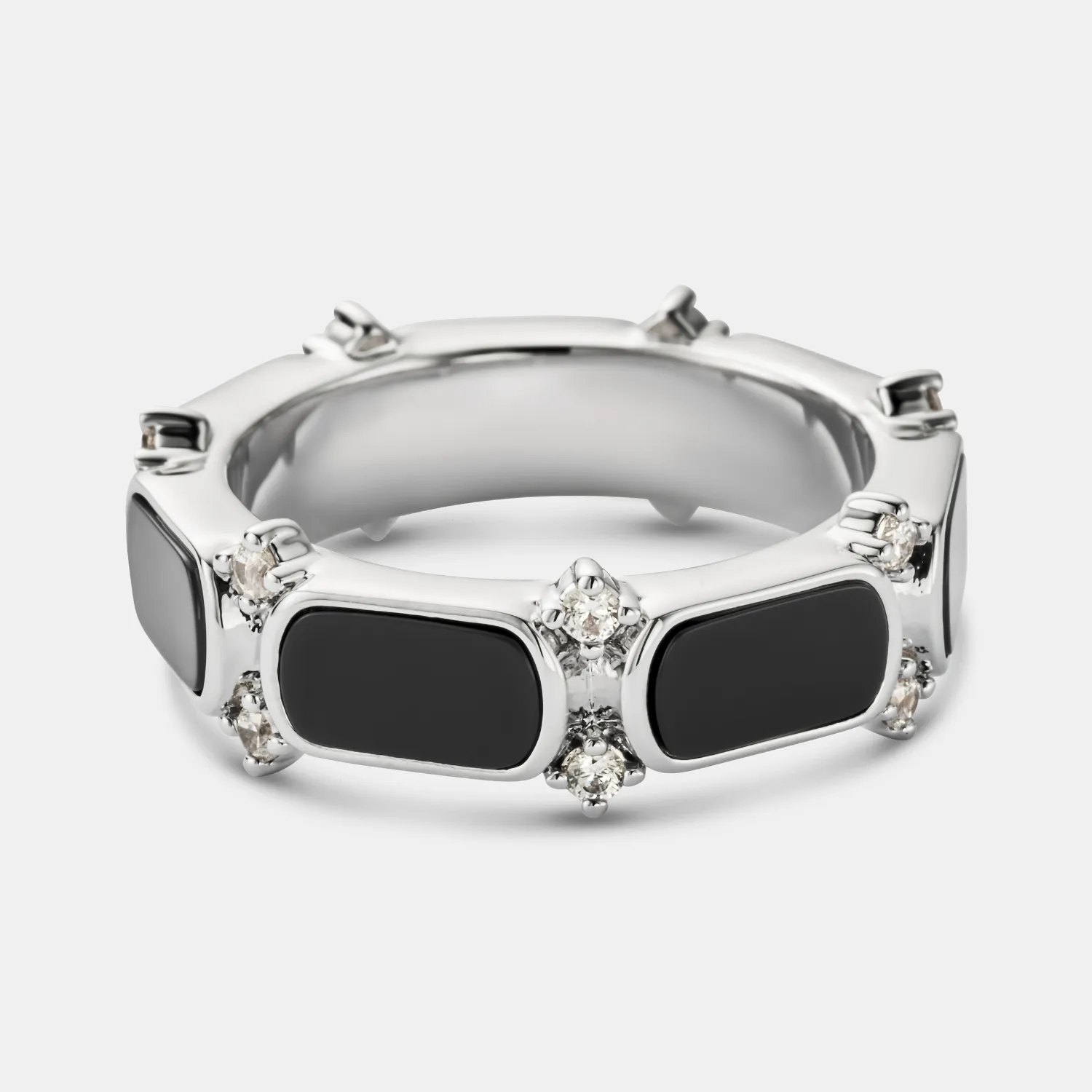Monarch Band Ring (Silver) sold by Craftd London