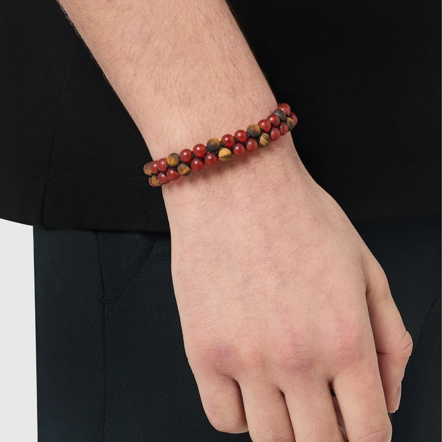 Jasper Stack Bead Bracelet sold by Craftd London product image thumbnail 2