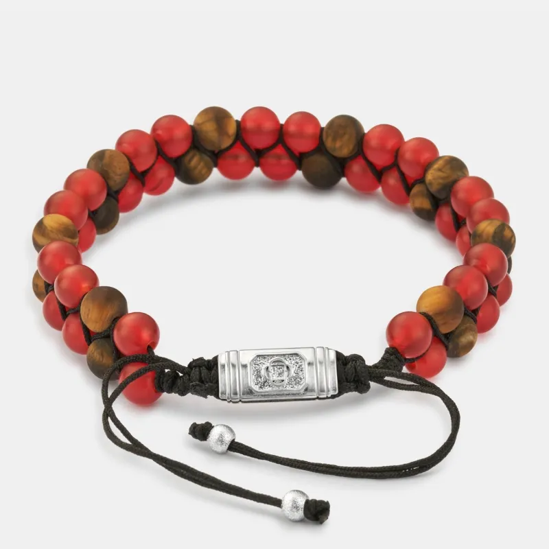 Jasper Stack Bead Bracelet made by Craftd London