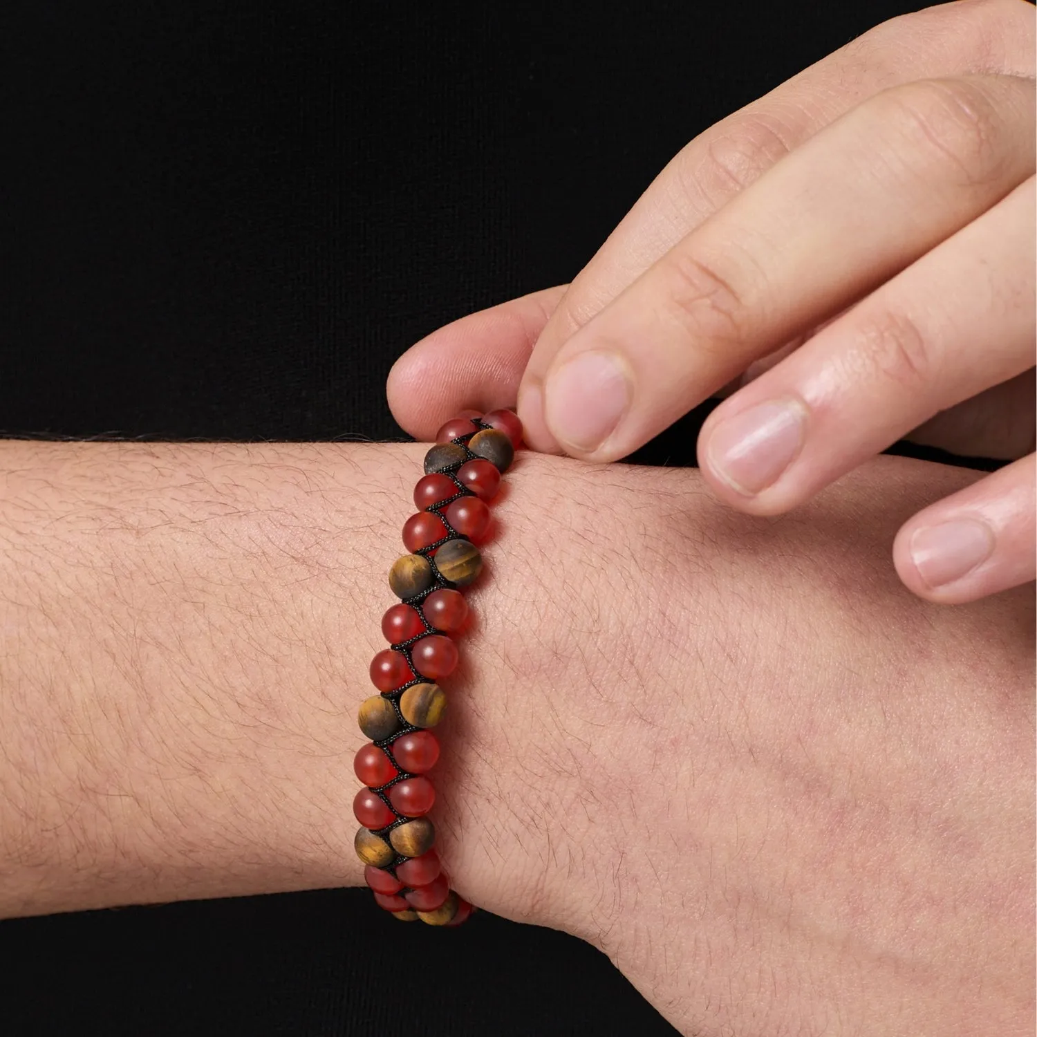 Jasper Stack Bead Bracelet sold by Craftd London product image thumbnail 3