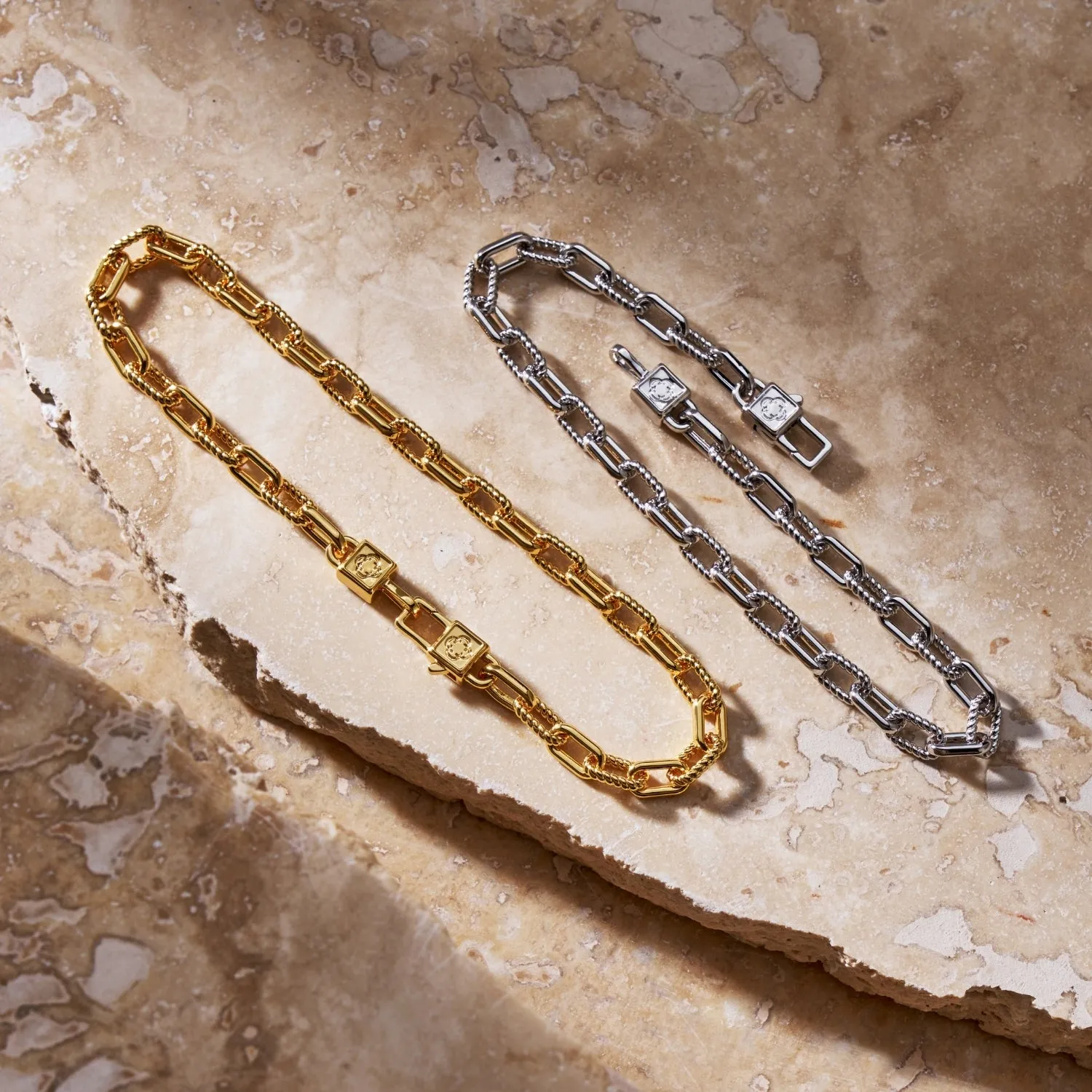Rope Link Bracelet (Gold) sold by Craftd London product image thumbnail 5