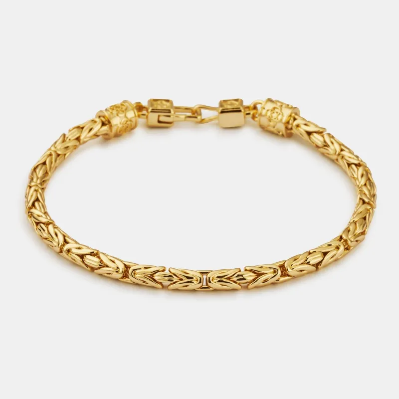 Byzantine Bracelet (Gold) made by Craftd London