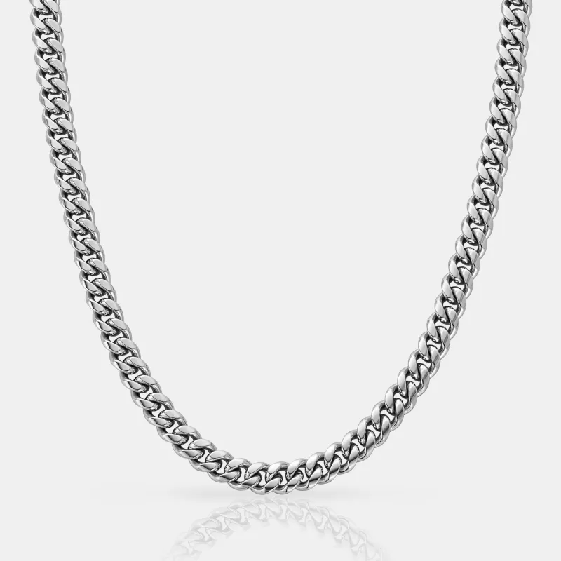 Cuban (Sterling Silver) 6mm made by Craftd London