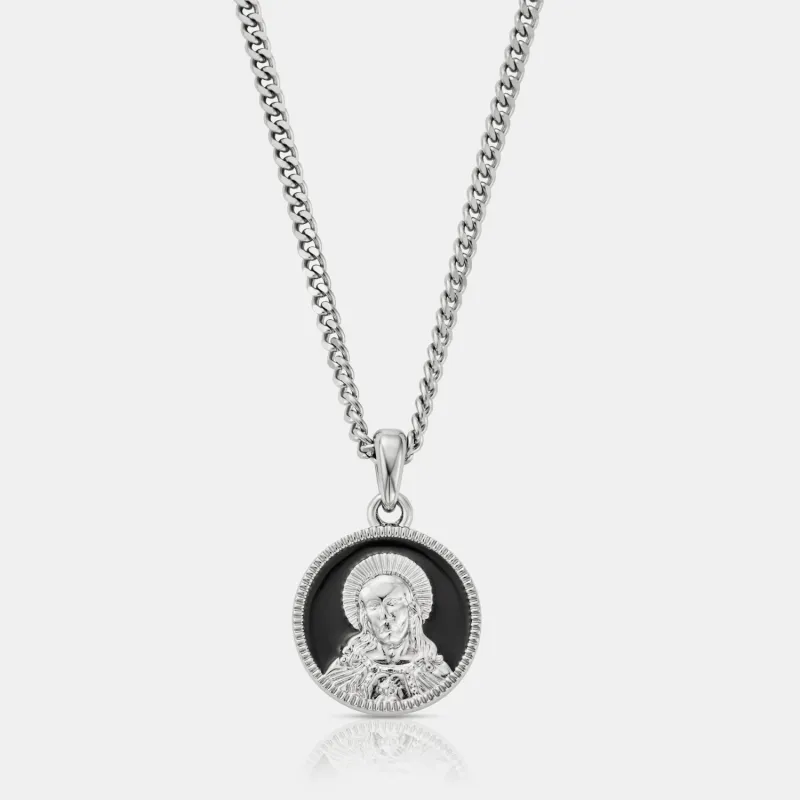 Enamel Jesus (Silver) made by Craftd London