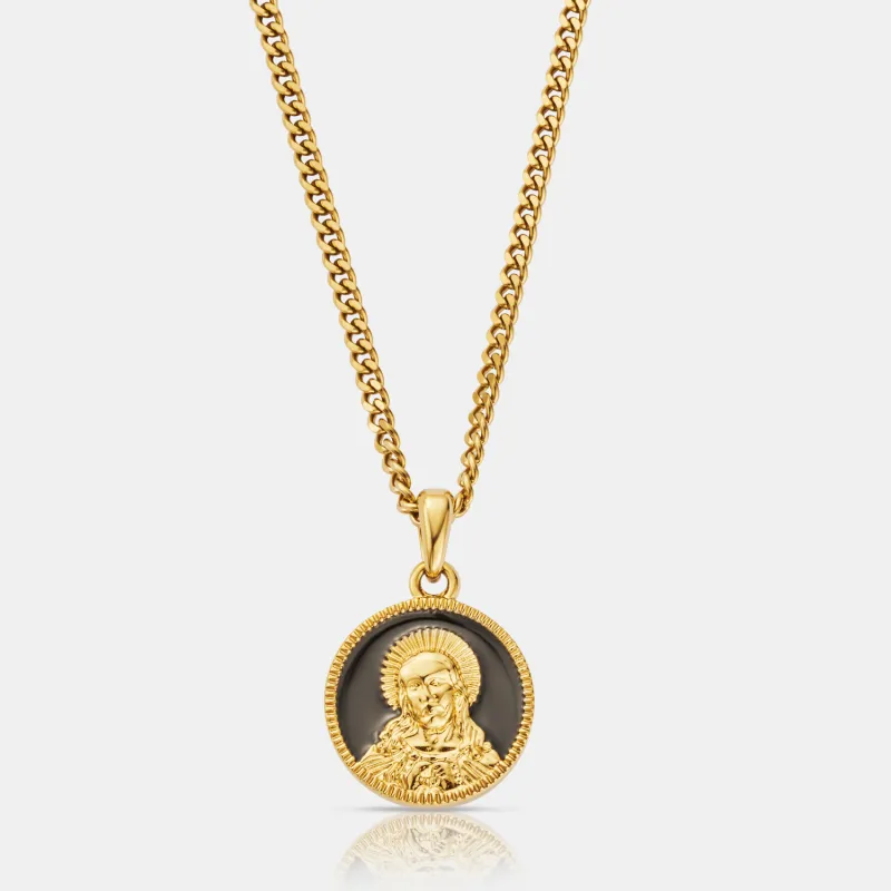 Enamel Jesus (Gold) made by Craftd London