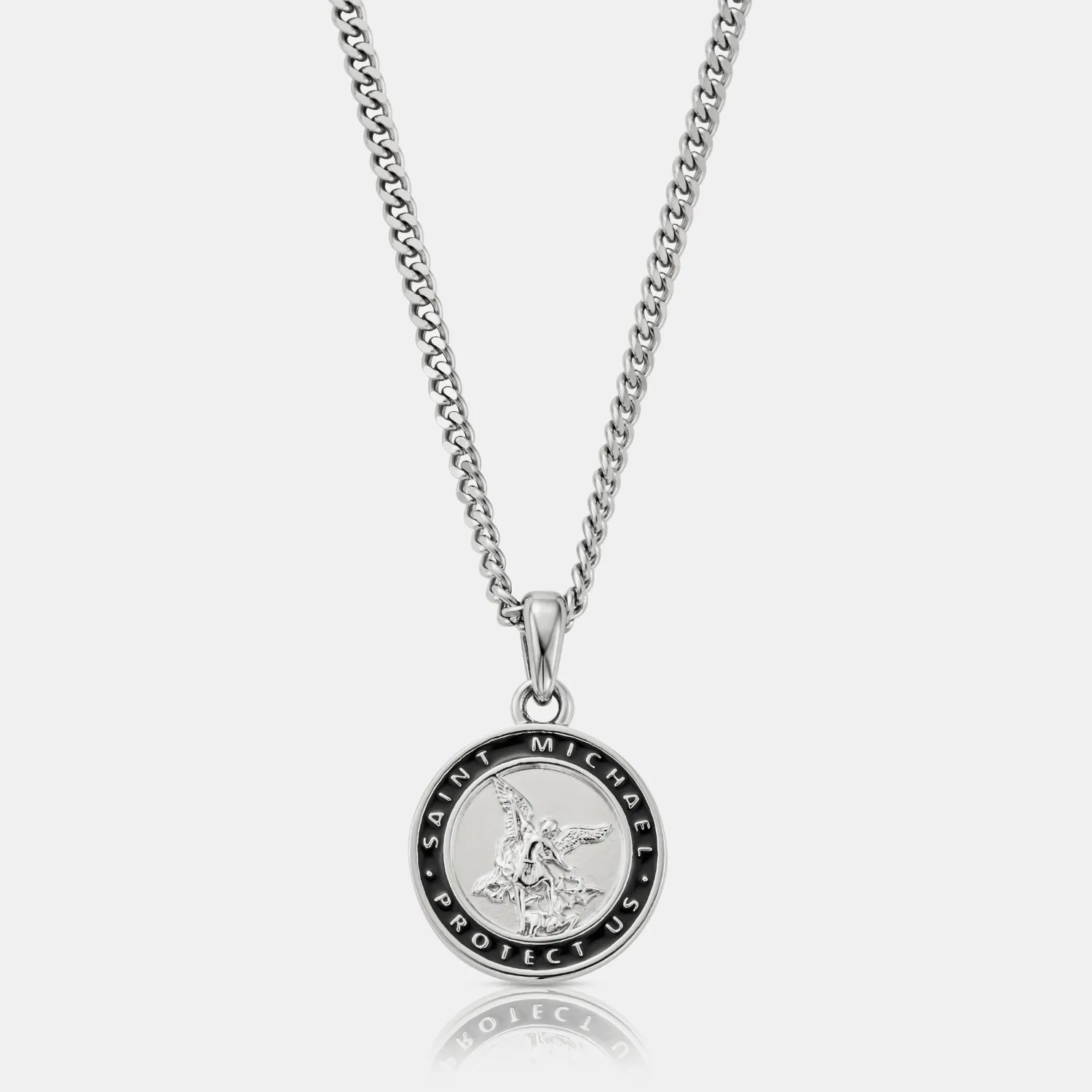 Enamel St Michael (Silver) sold by Craftd London