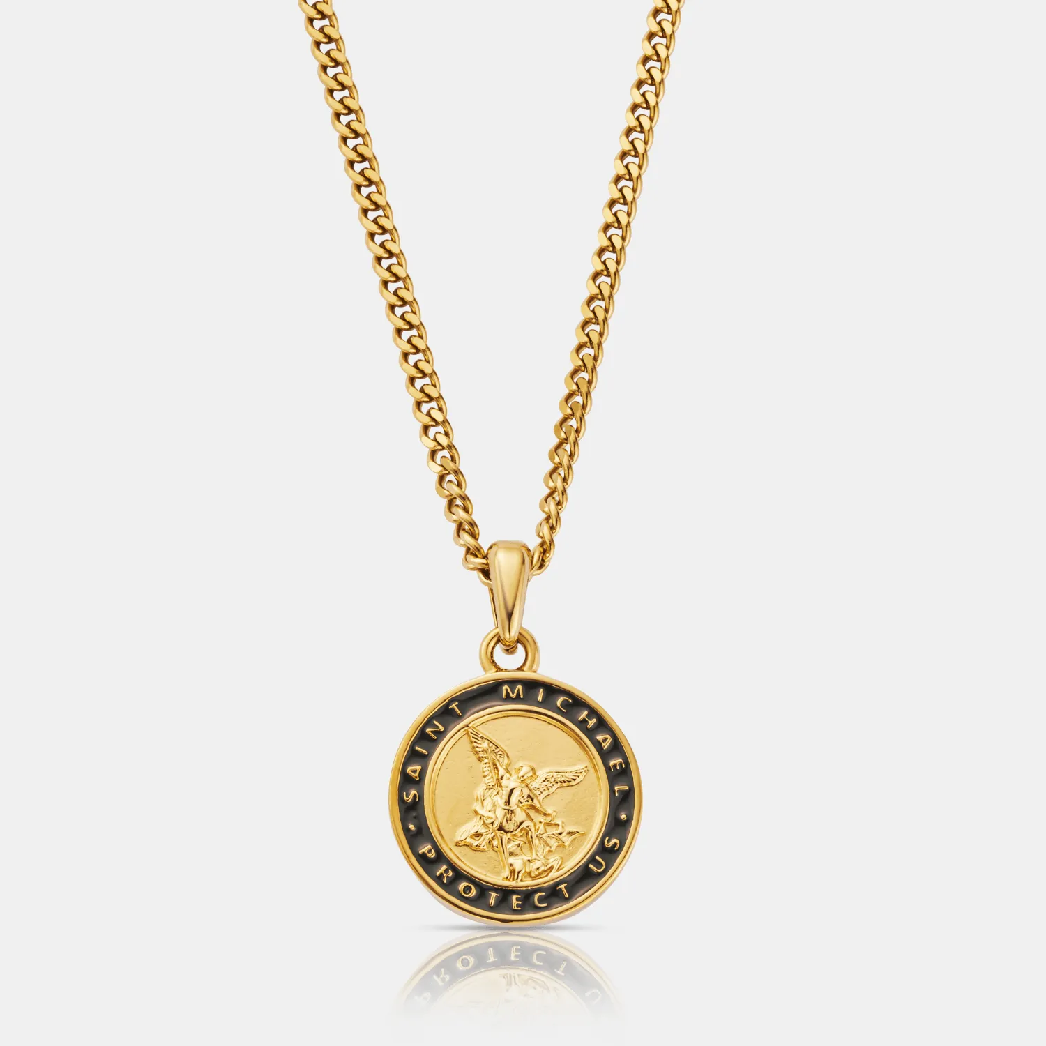 Enamel St Michael (Gold) sold by Craftd London
