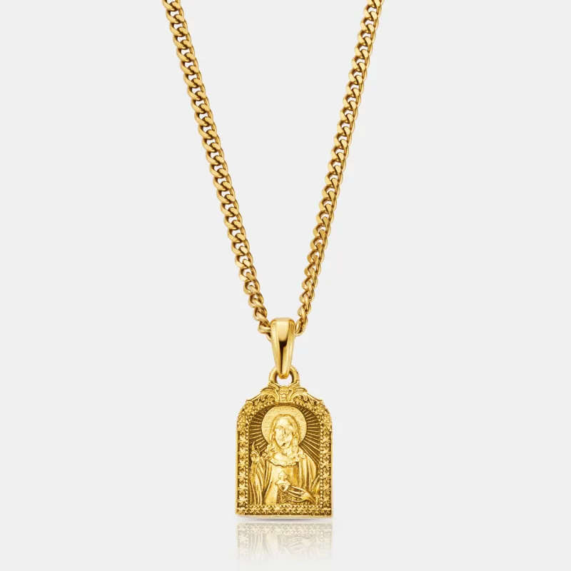 Sacred Heart Jesus (Gold) made by Craftd London