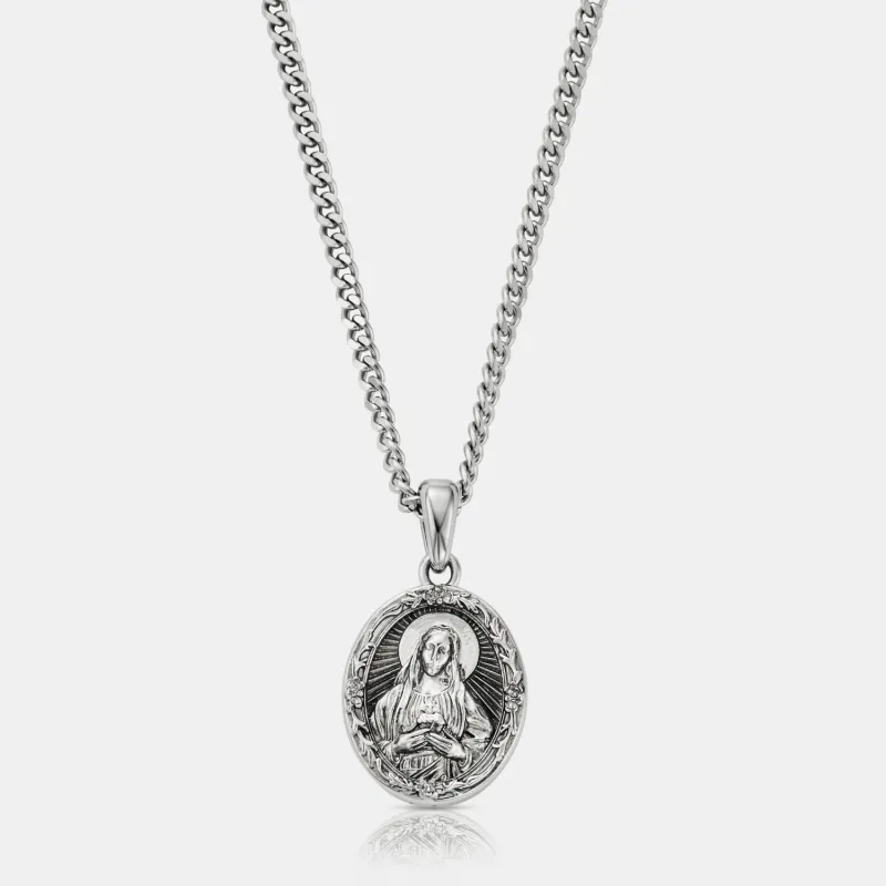 Our Lady of Grace (Silver) made by Craftd London
