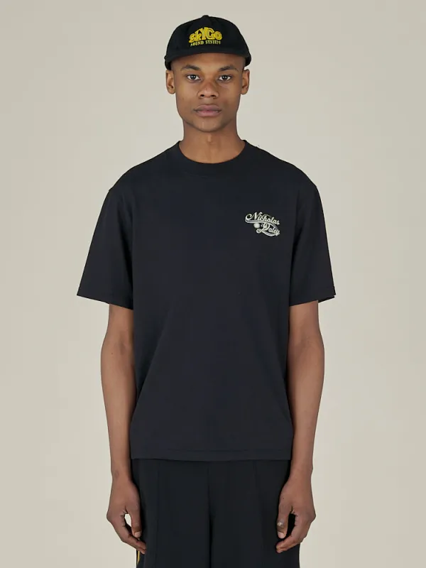 RECORDS TEE - BLACK sold by Nicholas Daley