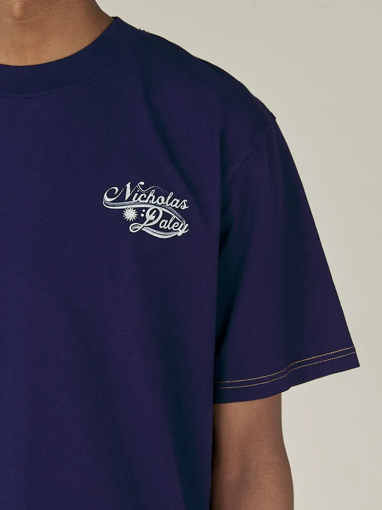 RECORDS TEE - MIDNIGHT sold by Nicholas Daley product image thumbnail 3