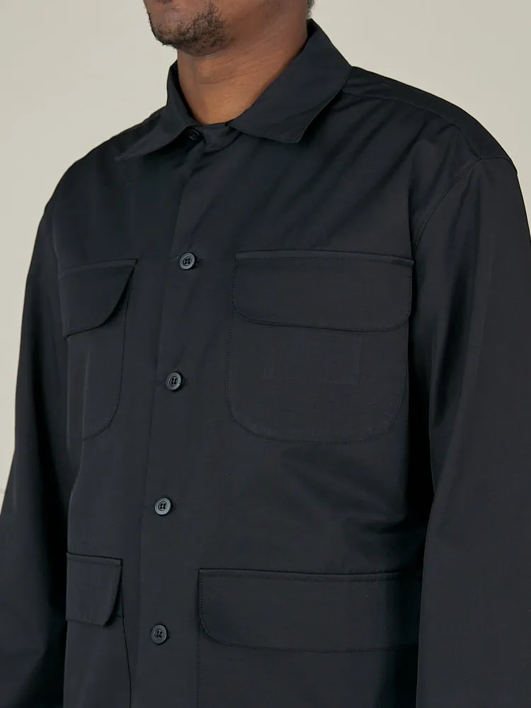 L/S ALOHA SHIRT - BLACK sold by Nicholas Daley product image thumbnail 2