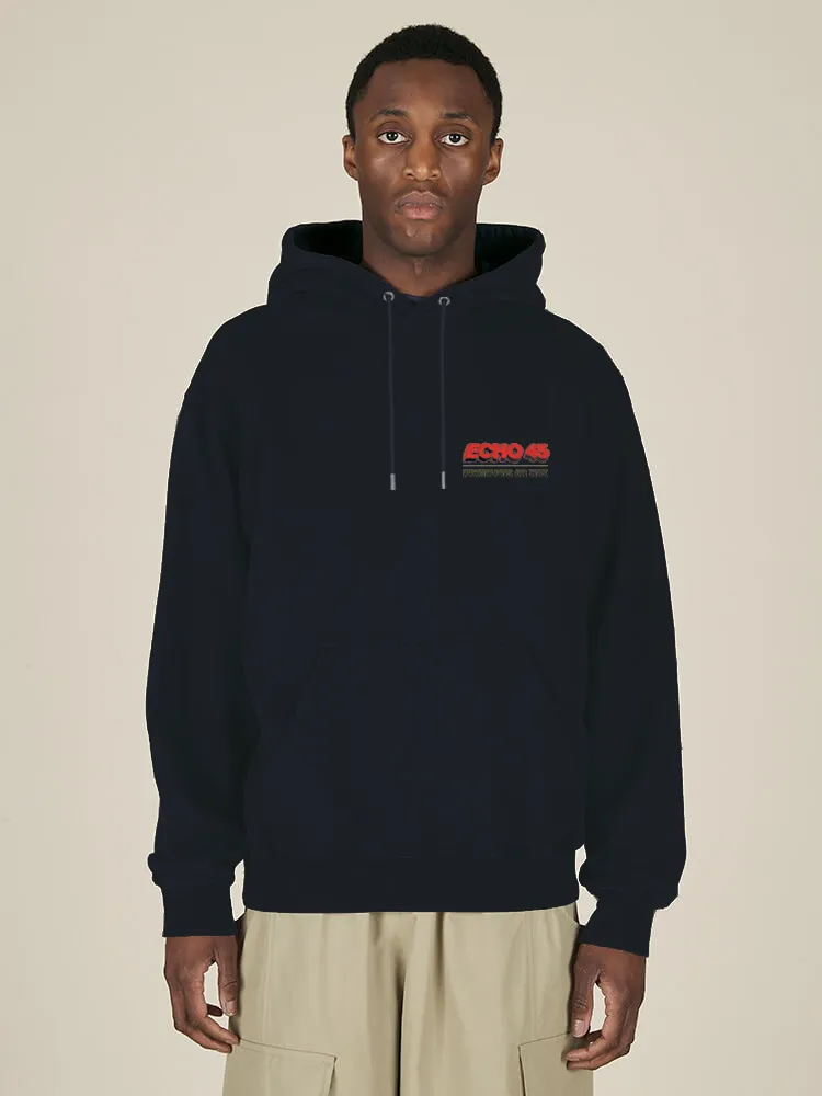 Nightmares on Wax Echo45 x Woven Rhythms Hoodie - Black sold by Nicholas Daley product image thumbnail 3