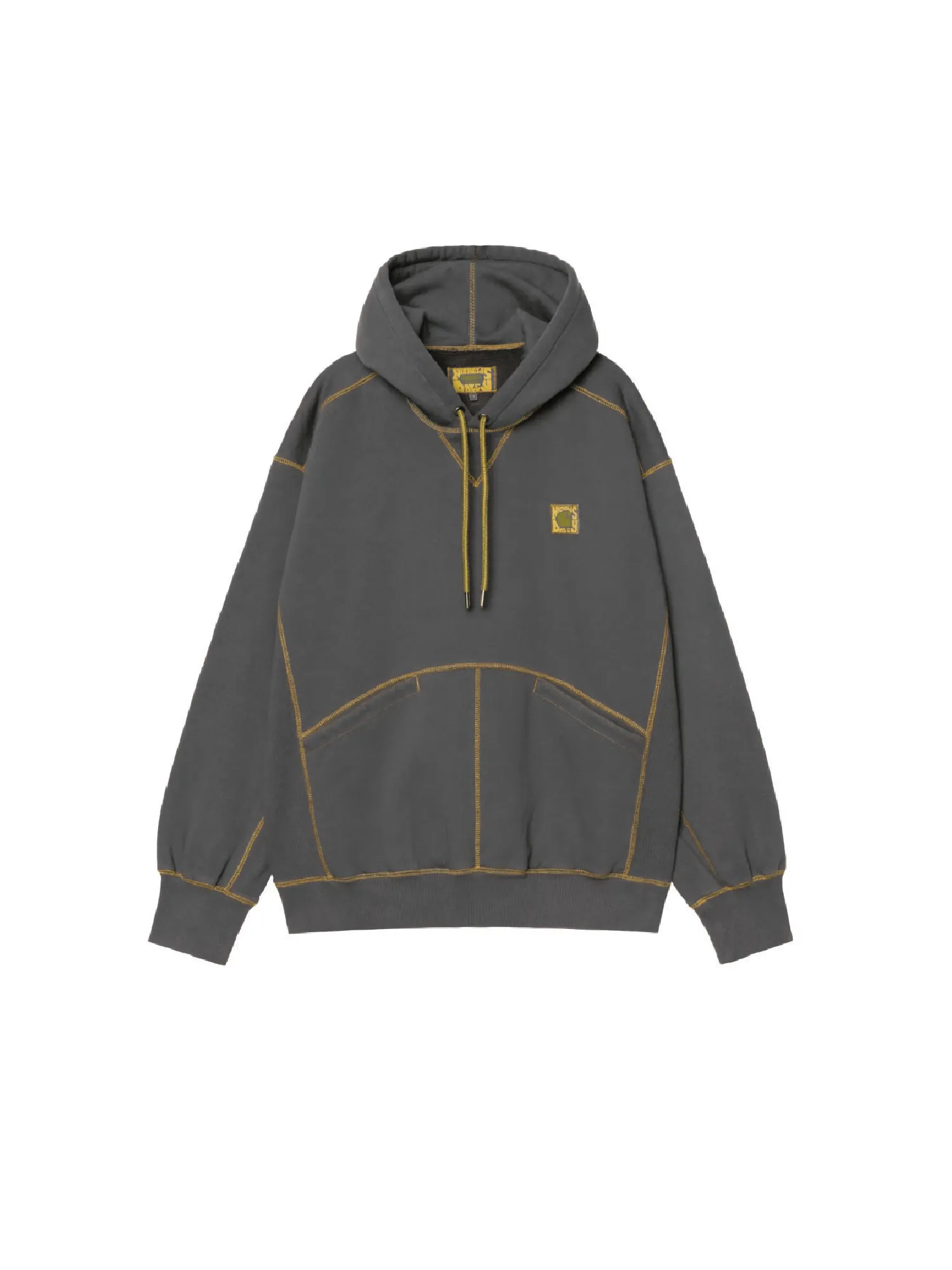 CARHARTT WIP X NICHOLAS DALEY HOODIE - ND BLACK SAND / ND GOLDEN YELLOW sold by Nicholas Daley