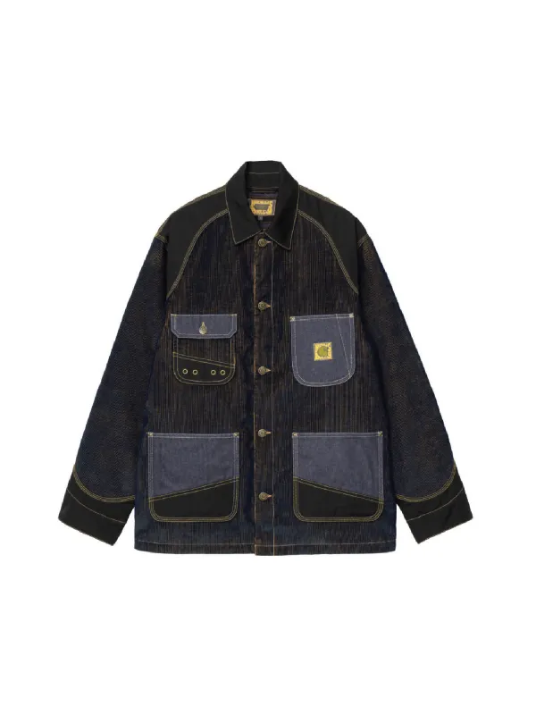 CARHARTT WIP X NICHOLAS DALEY OG CHORE COAT - ND DARK NAVY / MUSTARD sold by Nicholas Daley