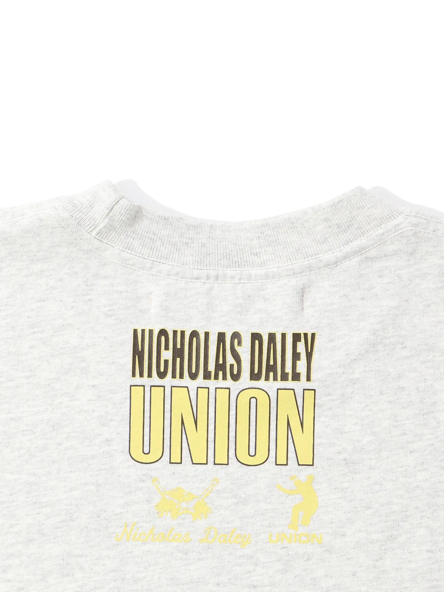 UNION X NICHOLAS DALEY CREWNECK - HEATHER GREY sold by Nicholas Daley product image thumbnail 3