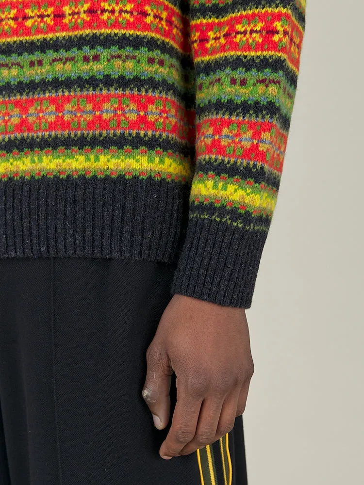 FAIR ISLE CREWNECK KNIT - MIX COLOUR sold by Nicholas Daley product image thumbnail 5