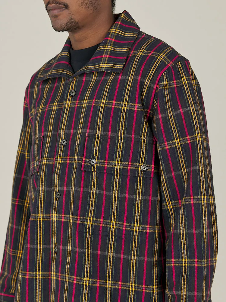 FIELD SHIRT - BRUSHED MADRAS CHECK sold by Nicholas Daley product image thumbnail 4