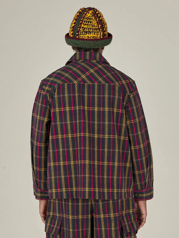 FIELD SHIRT - BRUSHED MADRAS CHECK sold by Nicholas Daley product image thumbnail 2