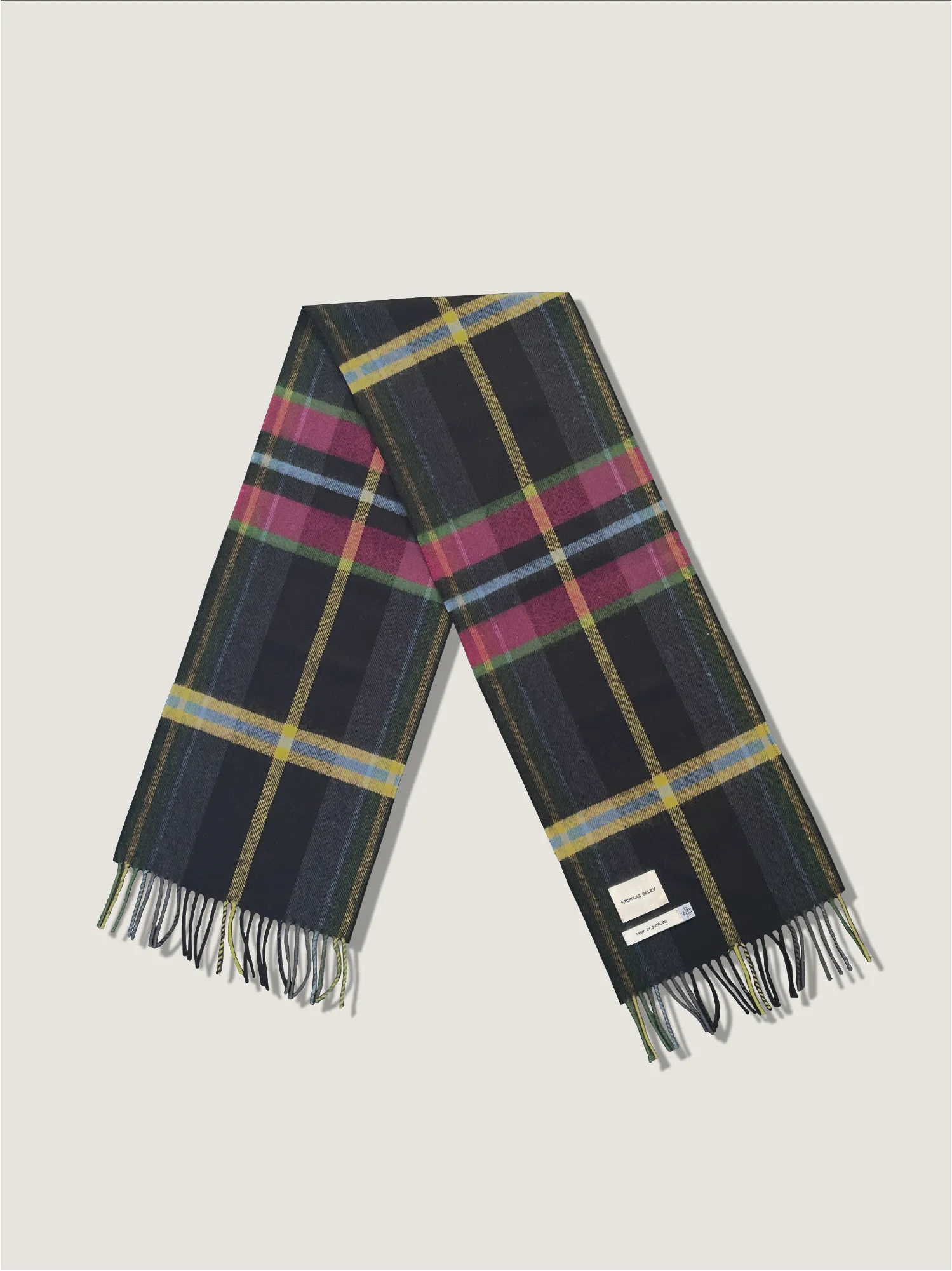 TARTAN SCARF - NIGHT TARTAN sold by Nicholas Daley product image thumbnail 4