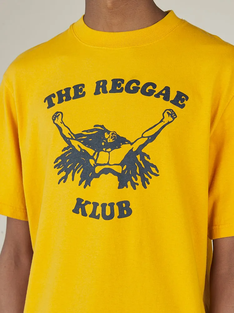 REGGAE KLUB TEE - MUSTARD sold by Nicholas Daley product image thumbnail 2