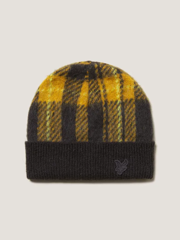 LYLE & SCOTT X NICHOLAS DALEY - KNITTED TARTAN BEANIE sold by Nicholas Daley