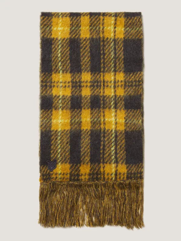 LYLE & SCOTT X NICHOLAS DALEY - KNITTED TARTAN SCARF sold by Nicholas Daley