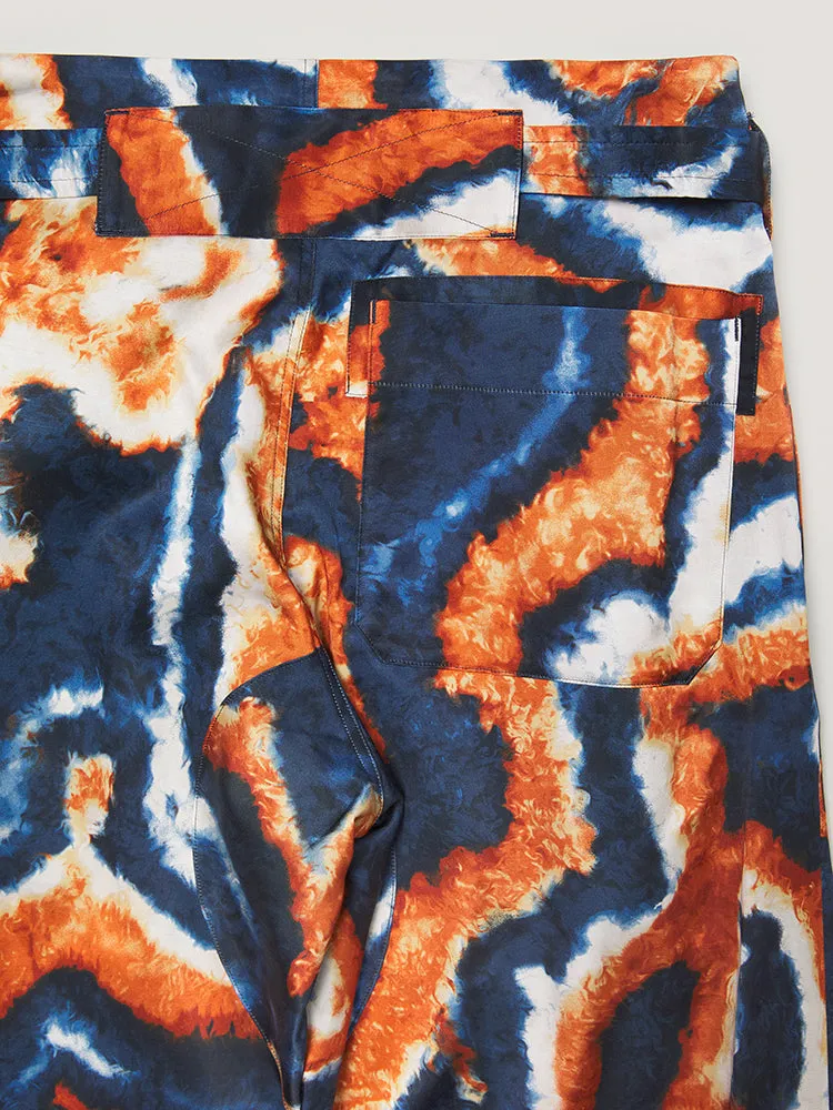 SUMINAGASHI KIMONO PANT - NAVY / ORANGE sold by Nicholas Daley product image thumbnail 3