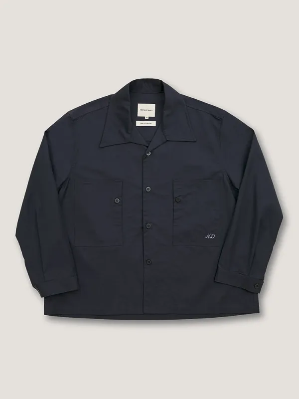 CLASSIC TWO POCKET SHIRT - NAVY sold by Nicholas Daley