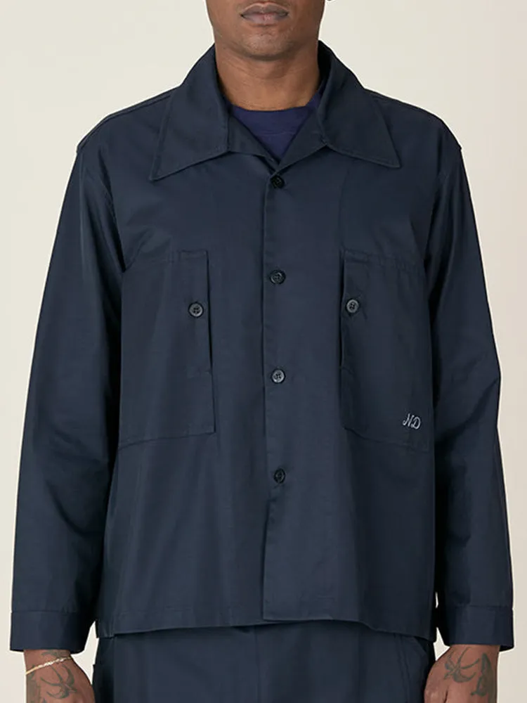 CLASSIC TWO POCKET SHIRT - NAVY sold by Nicholas Daley product image thumbnail 5