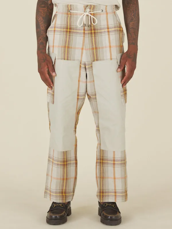 CARGO PANT - ND SUMMER TARTAN sold by Nicholas Daley