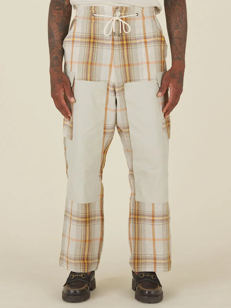 CARGO PANT - ND SUMMER TARTAN sold by Nicholas Daley