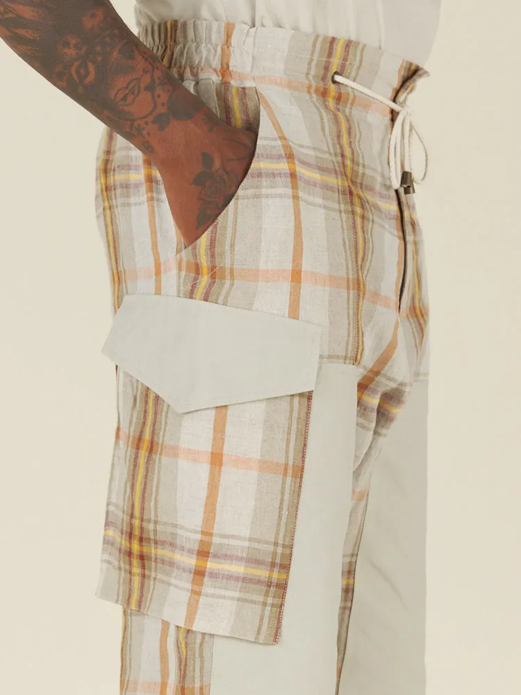 CARGO PANT - ND SUMMER TARTAN sold by Nicholas Daley product image thumbnail 4