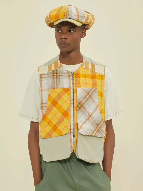 HUNTING VEST - COMBO LINEN made by Nicholas Daley