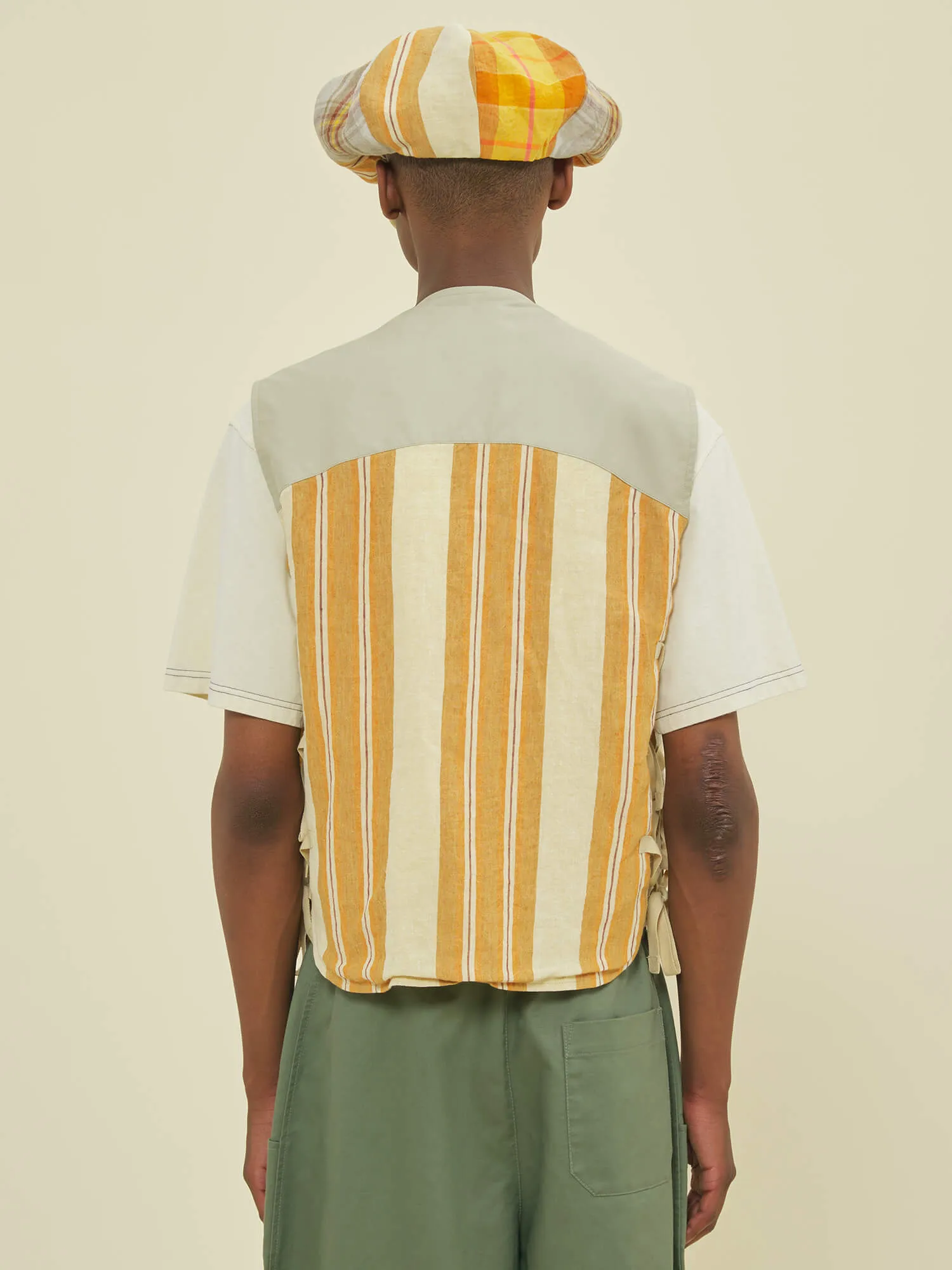 HUNTING VEST - COMBO LINEN sold by Nicholas Daley product image thumbnail 2