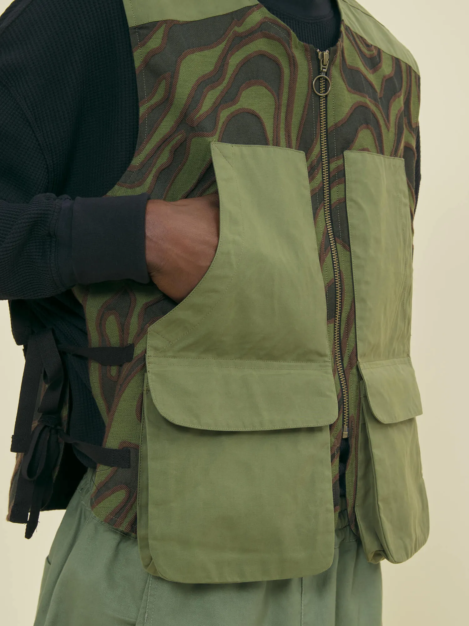 HUNTING VEST - CAMOUFLAGE sold by Nicholas Daley product image thumbnail 3