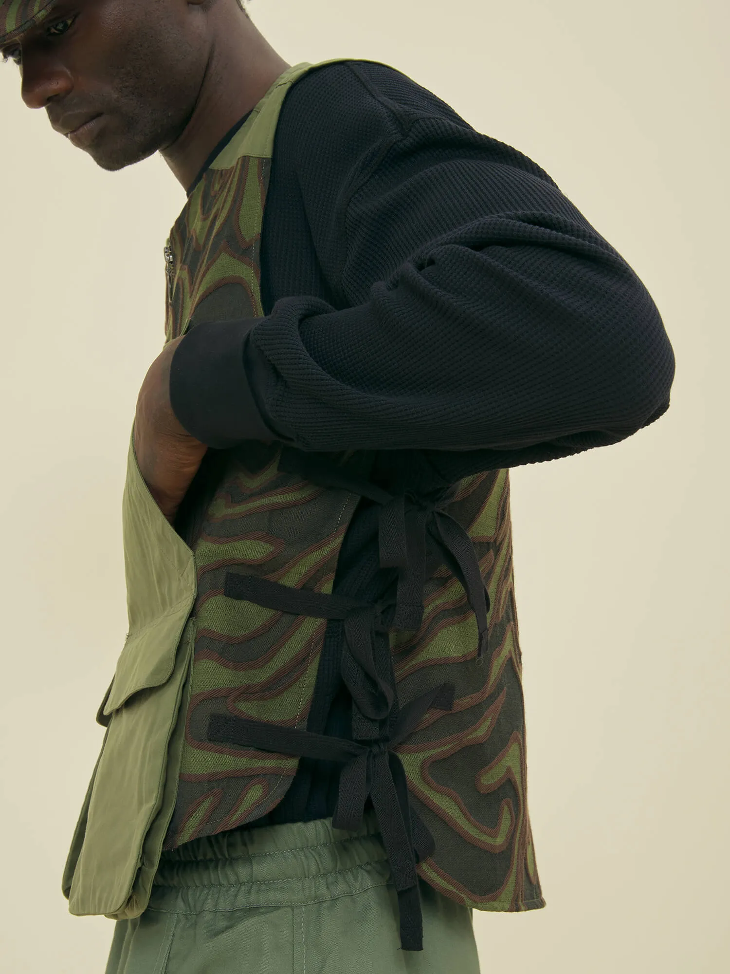 HUNTING VEST - CAMOUFLAGE sold by Nicholas Daley product image thumbnail 4