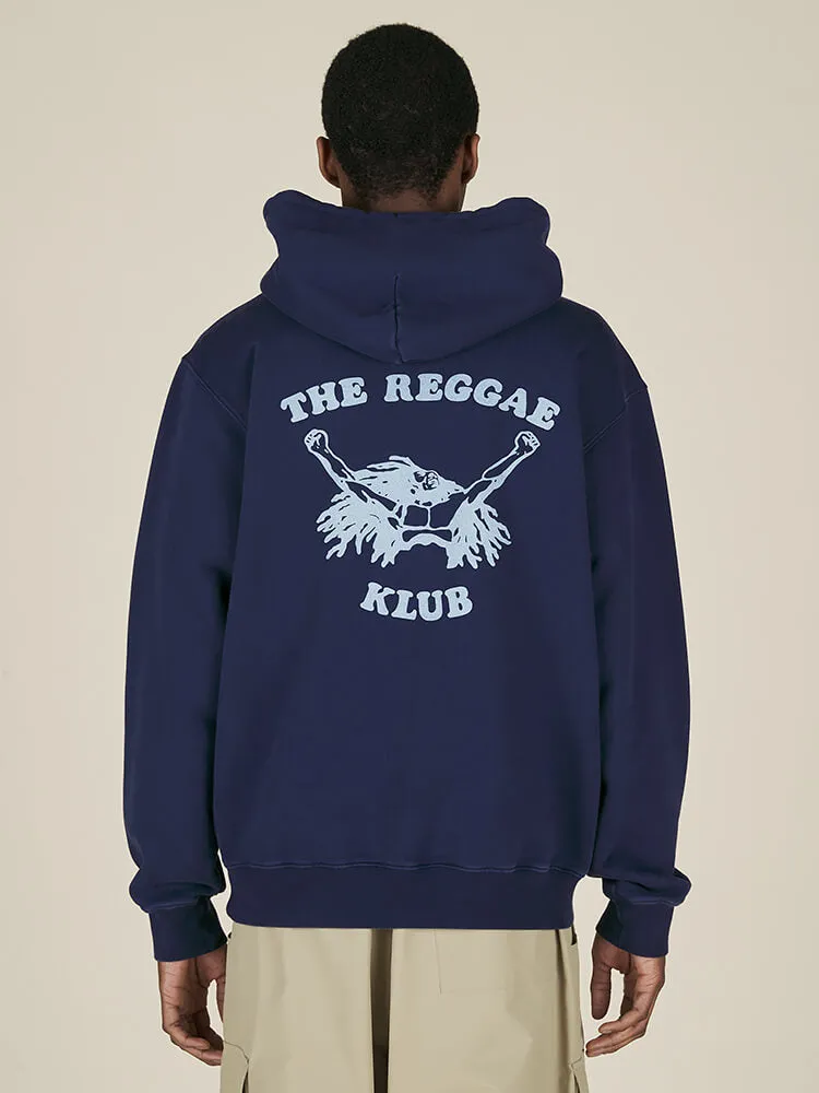 REGGAE KLUB HOODIE - NAVY sold by Nicholas Daley product image thumbnail 4