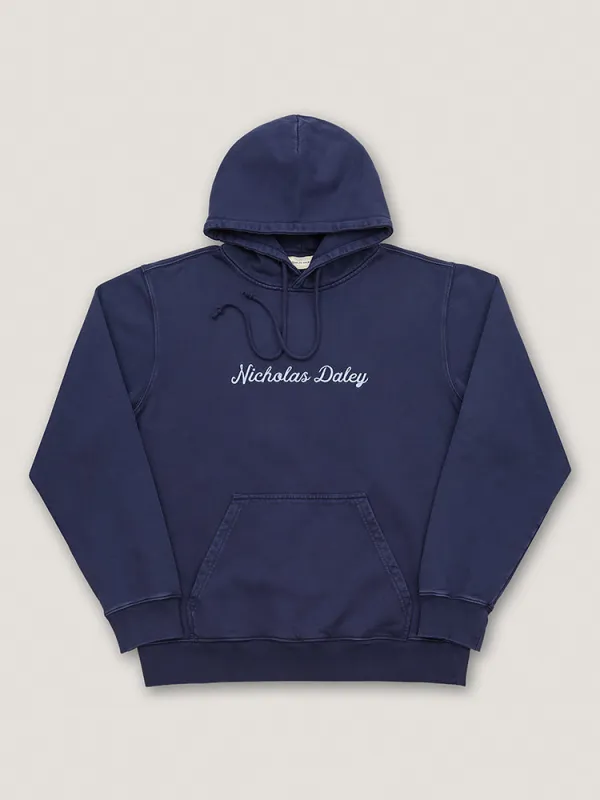 REGGAE KLUB HOODIE - NAVY sold by Nicholas Daley
