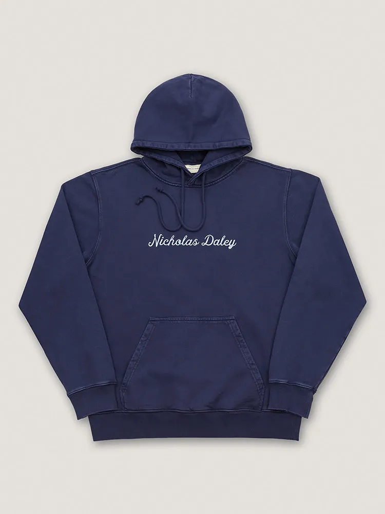 REGGAE KLUB HOODIE - NAVY sold by Nicholas Daley
