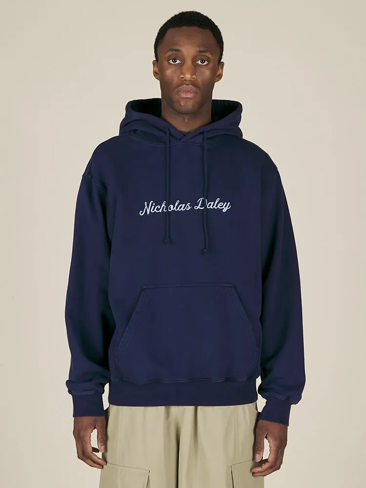 REGGAE KLUB HOODIE - NAVY sold by Nicholas Daley product image thumbnail 3