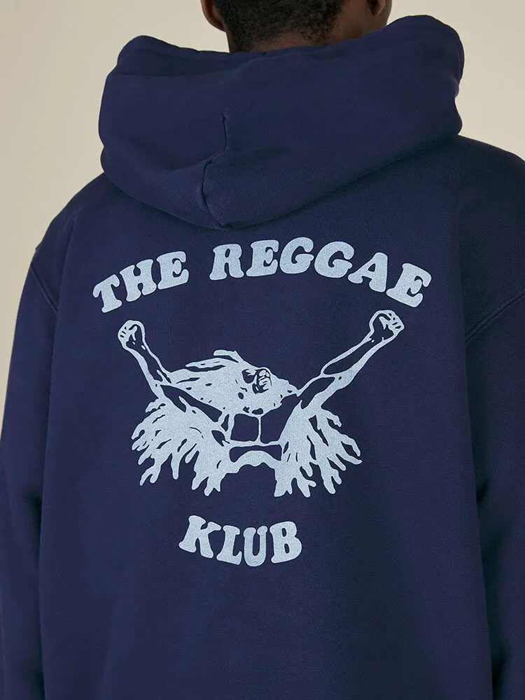 REGGAE KLUB HOODIE - NAVY sold by Nicholas Daley product image thumbnail 5