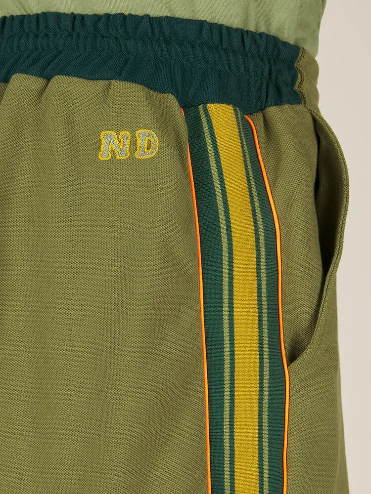 WIDE LEG TRACK PANT - ARMY GREEN sold by Nicholas Daley product image thumbnail 4