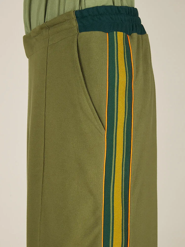 WIDE LEG TRACK PANT - ARMY GREEN sold by Nicholas Daley product image thumbnail 5