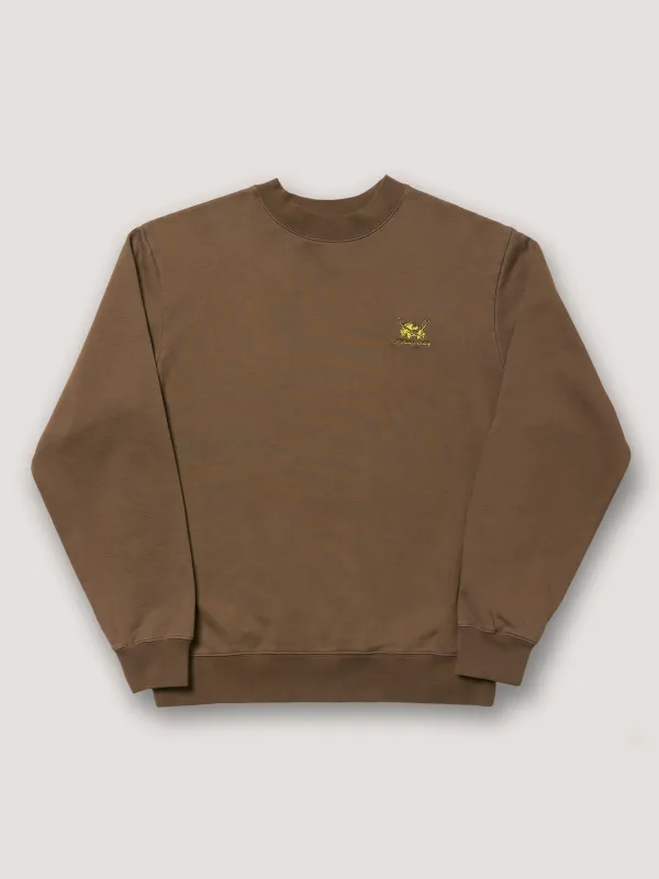 REGGAE KLUB SWEATSHIRT - BROWN sold by Nicholas Daley