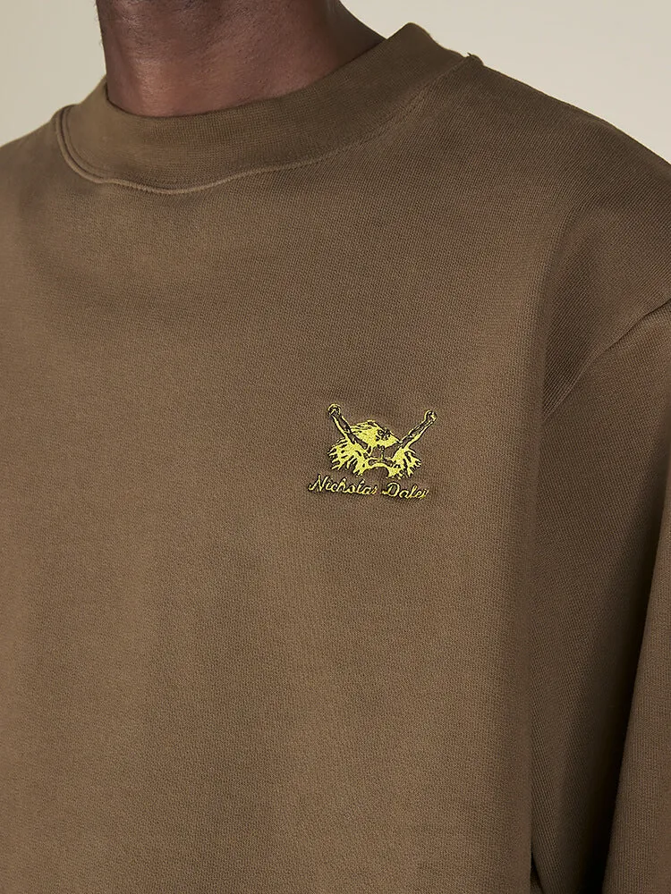 REGGAE KLUB SWEATSHIRT - BROWN sold by Nicholas Daley product image thumbnail 3