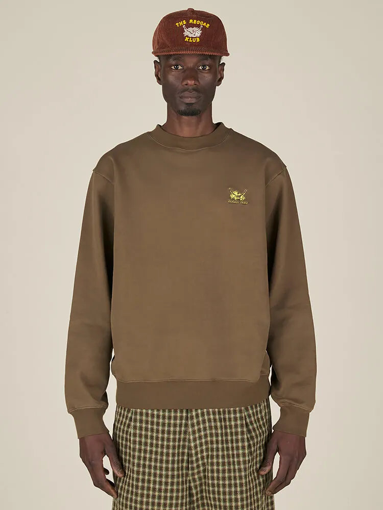 REGGAE KLUB SWEATSHIRT - BROWN sold by Nicholas Daley product image thumbnail 2