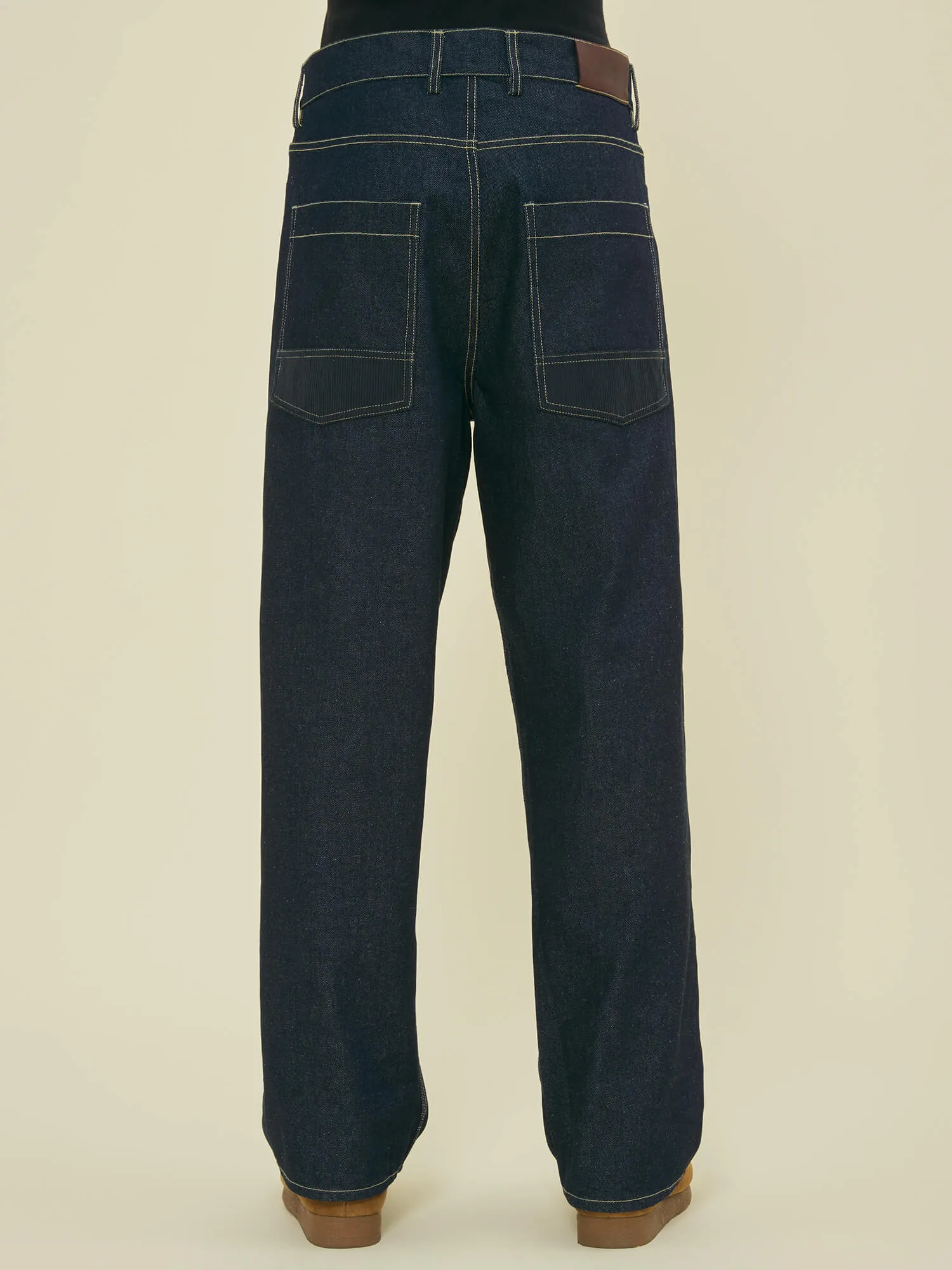 FIVE POCKET JEAN - DARK INDIGO sold by Nicholas Daley product image thumbnail 2